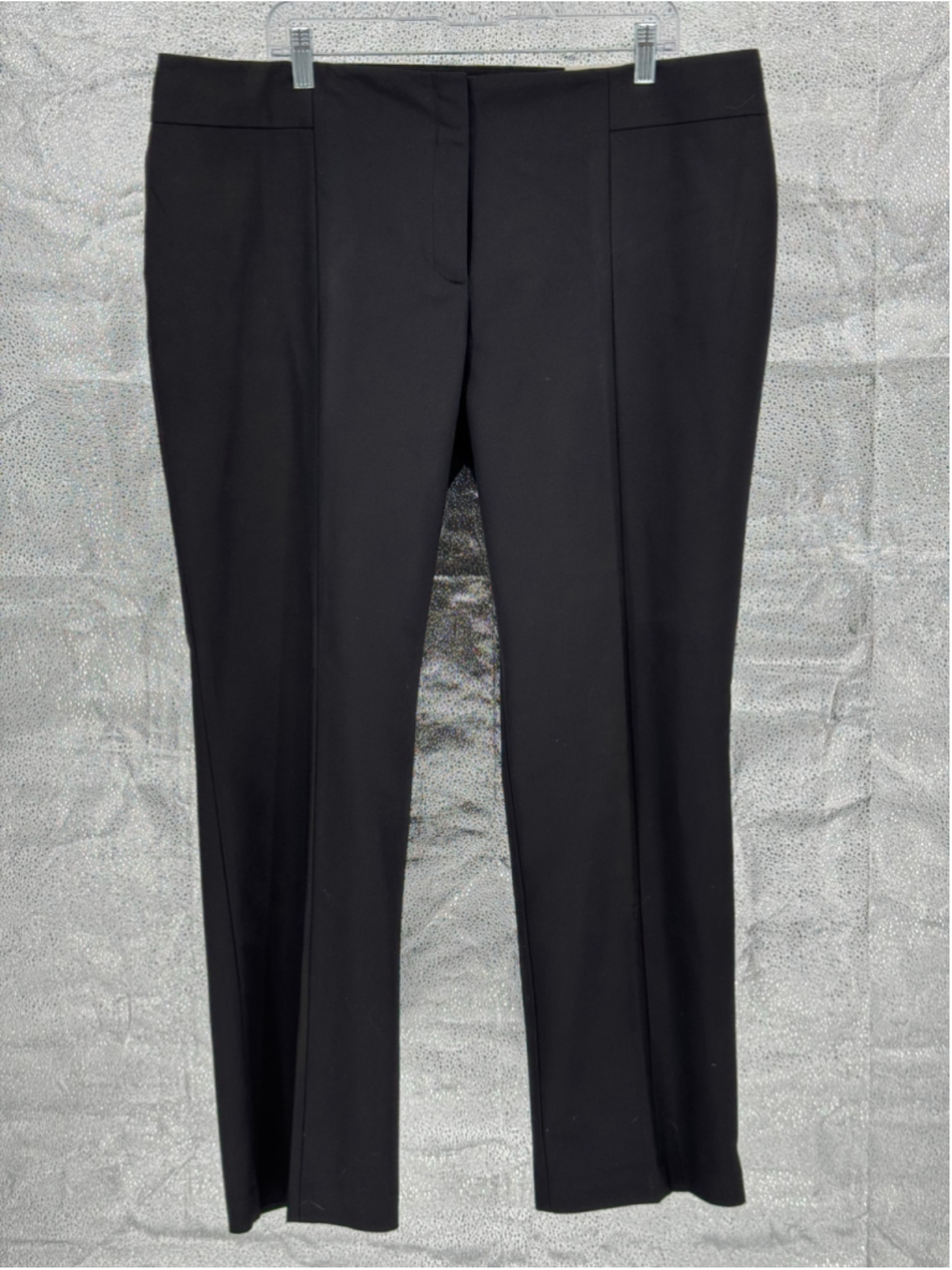 Women's Chico's So Slimming City Chic Slim Leg Trousers Black Size 16